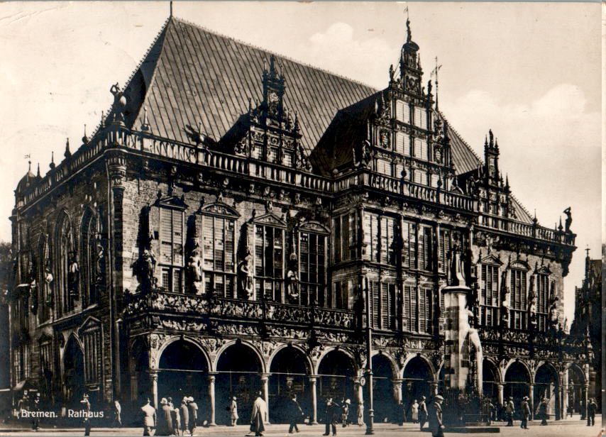 bremen, rathaus, 1934