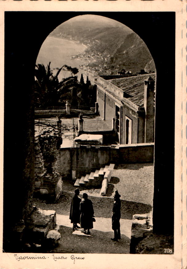 taormina, teatro greco, 1935