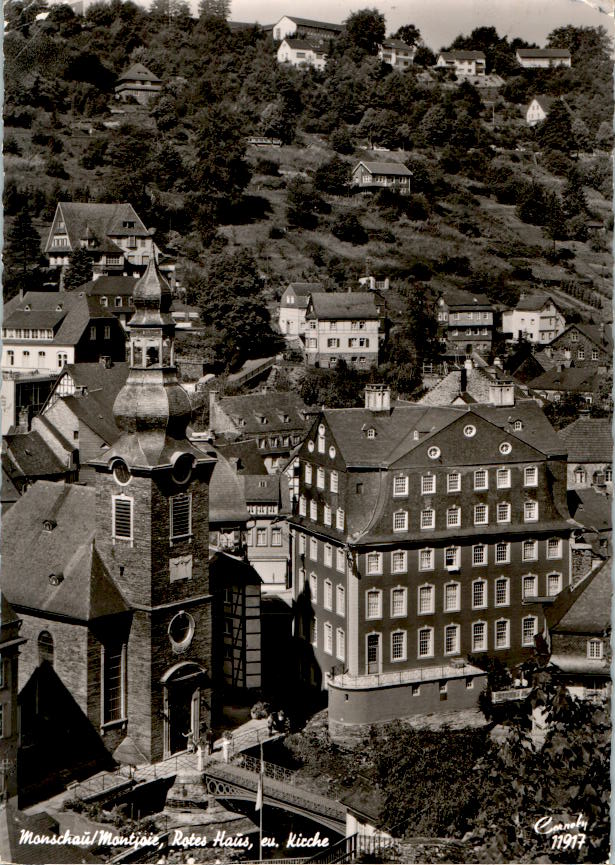 monschau, rotes haus, ev. kirche