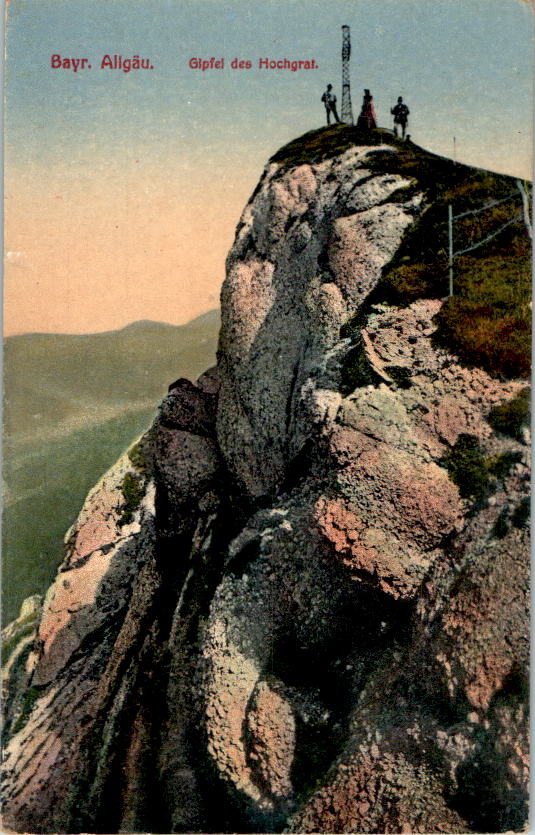 bayr. allgäu, gipfel des hochgrat, stempel staufner-haus