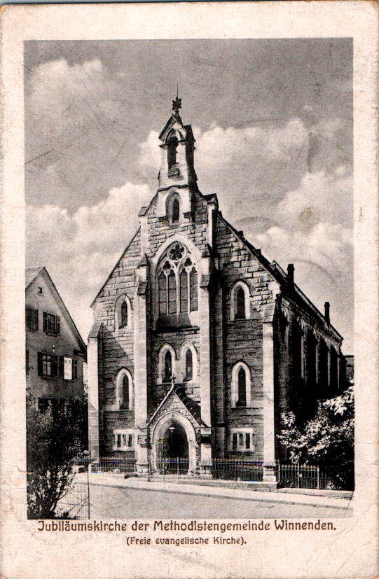 jubiläumskirche der methodistengemeinde winnenden, 1929