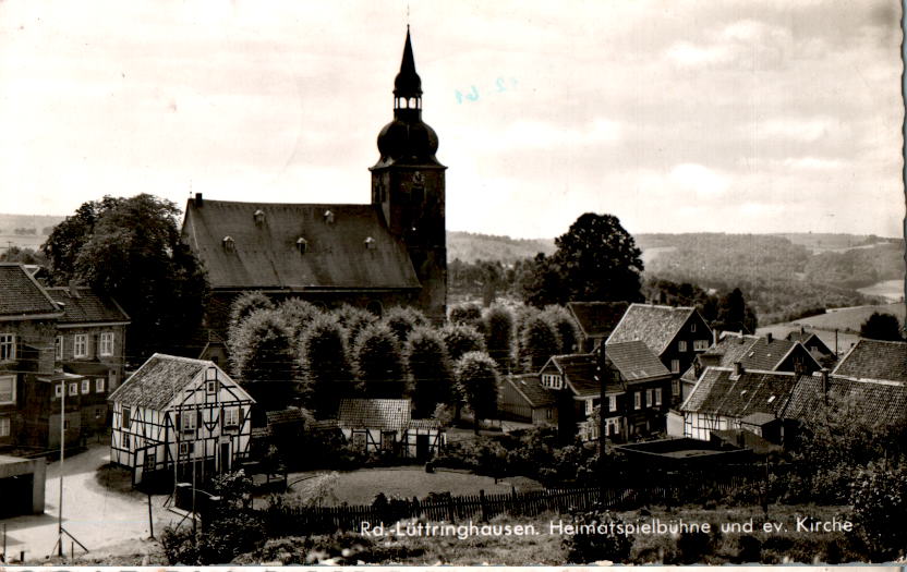 remscheid-lüttringhausen, heimatspielbühne und ev. kirche