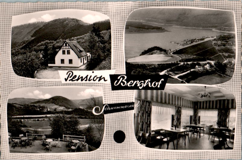 pension berghof, schwammenauel/eifel üb. düren