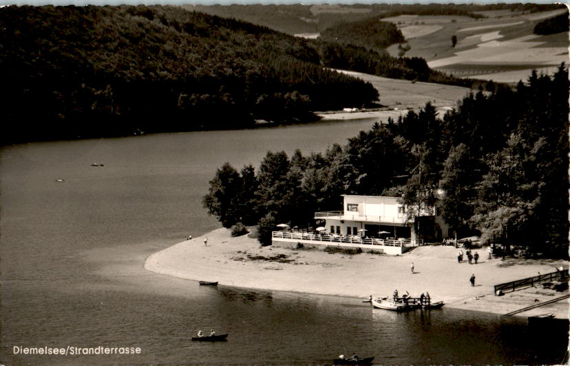 diemelsee strandterrasse, 1961