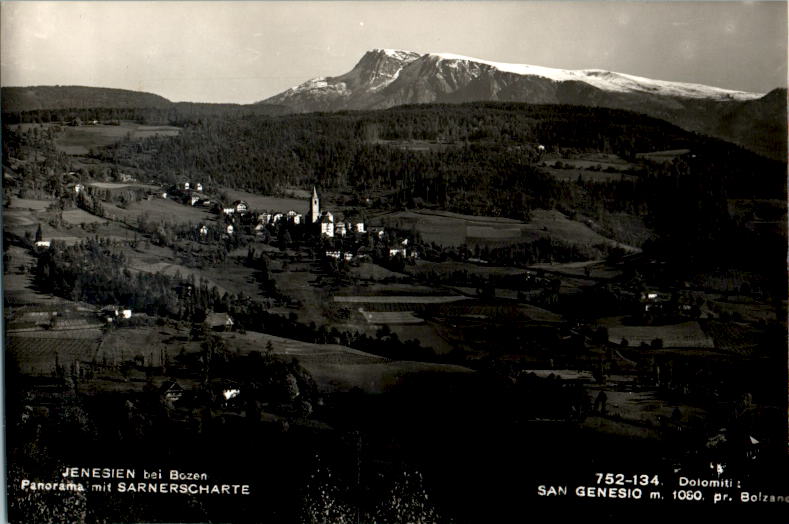 jenesien bei bozen, barnerscharte