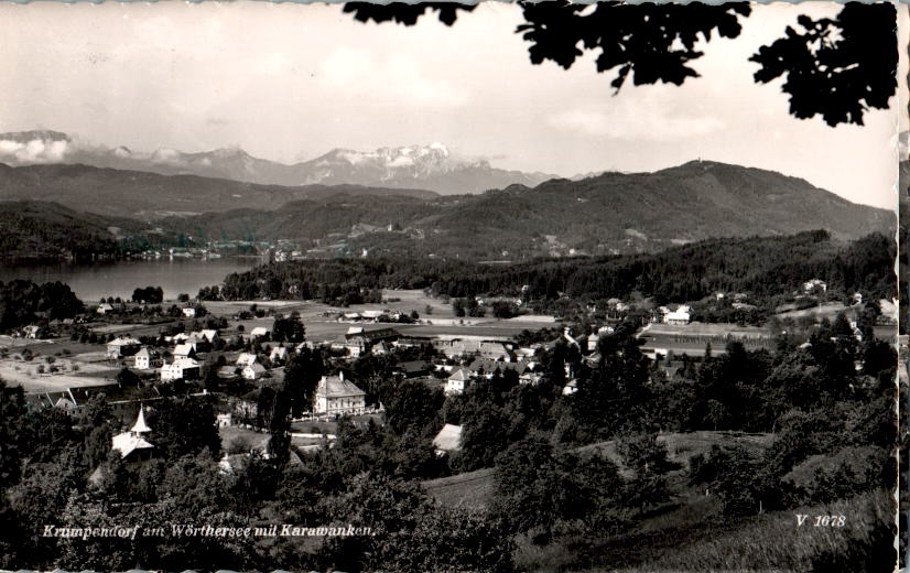 krumpendorf am wörthersee mit karawanken