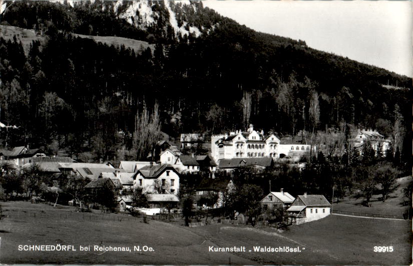 schneedörfl bei reichenau, nö, waldschlössl