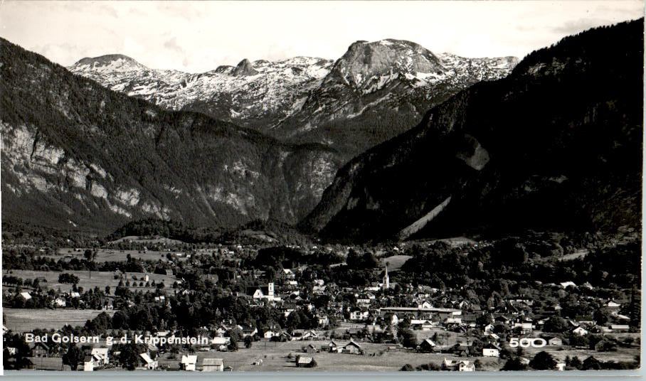 bad goisern gegen den krippenstein