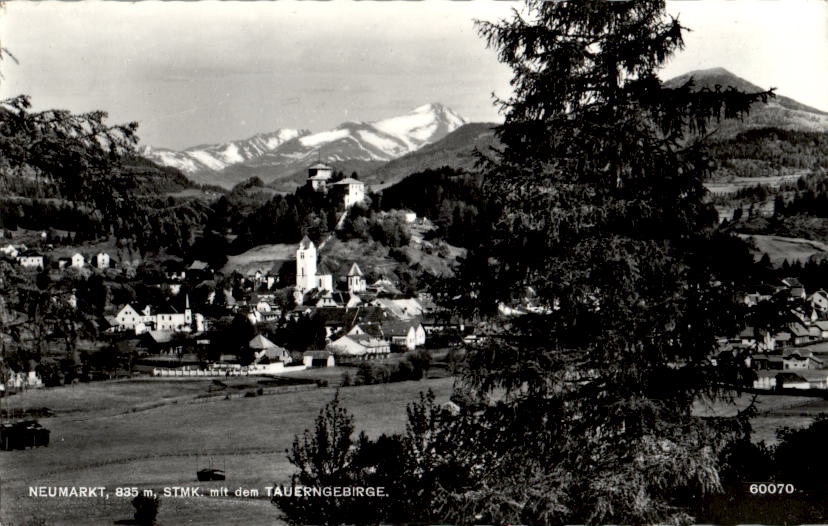 neumarkt mit dem tauerngebirge