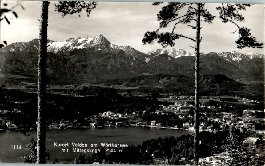 velden am wörthersee mit mittagskogel