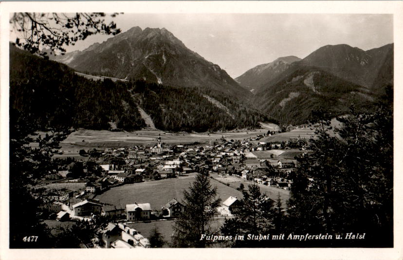 fulpmes im stubai mit ampferstein u. halsl