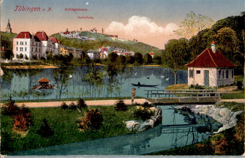 tübingen, anlagensee oesterberg, 1925