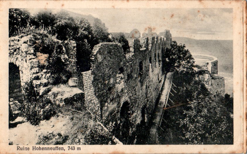 ruine hohenneuffen, 1926