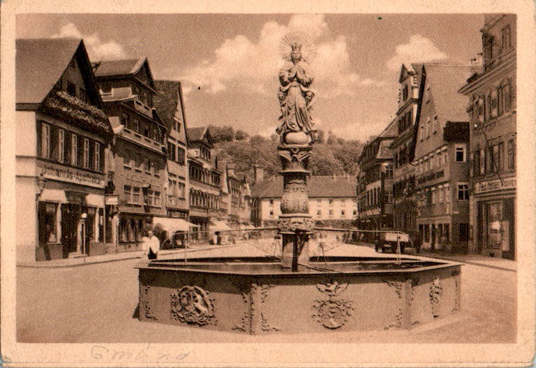 schwäb. gmünd, marktplatz