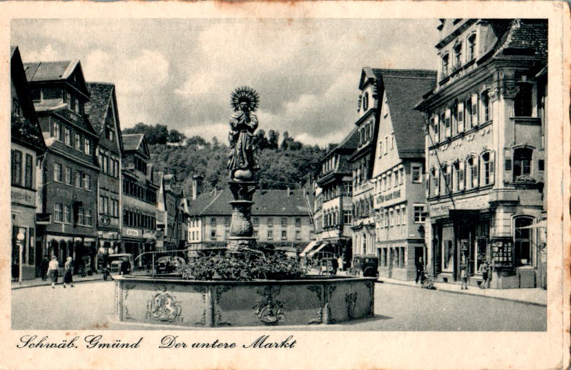 schwäbisch gmünd, der untere markt