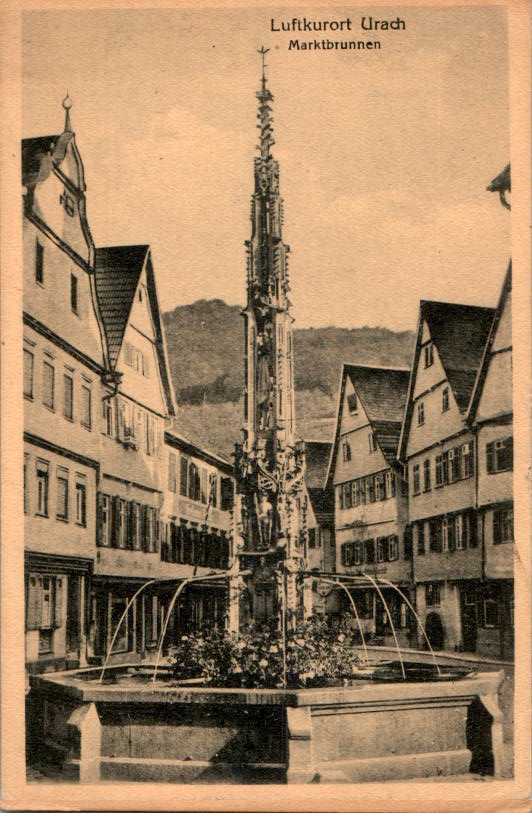 urach, marktbrunnen