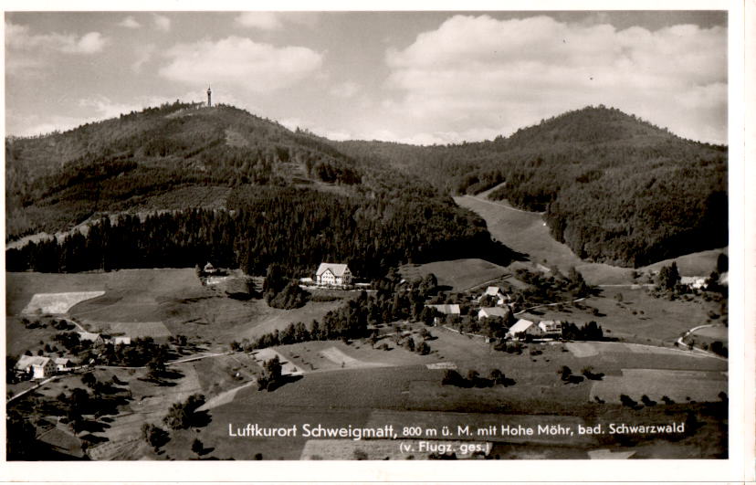 schweigmatt mit hohe möhr, badischer schwarzwald