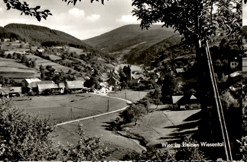 wies im kleinen wiesental, 1957