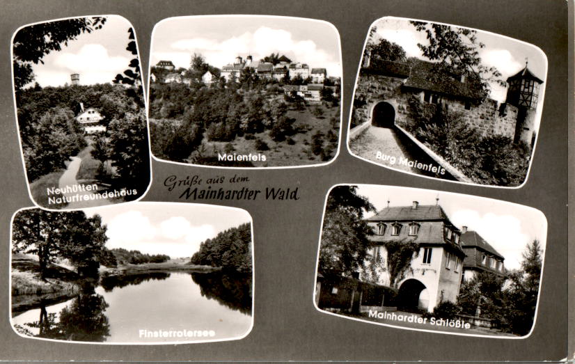 gasthof "sonne-post" neuhütten, mainhardter wald, maienfels