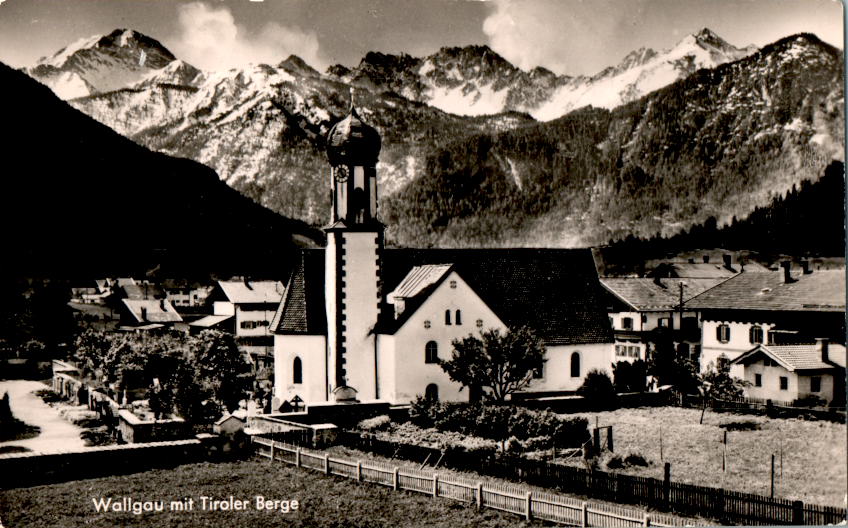 wallgau mit tiroler berge