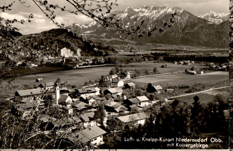 niederaudorf, obb. mit kaisergebirge