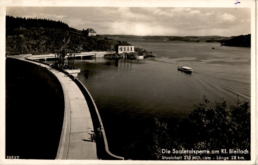 die saaletalsperre am kleinen bleiloch