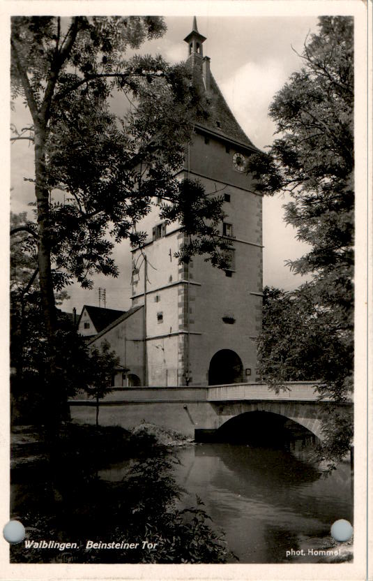 waiblingen, beinsteiner tor, karte gelocht