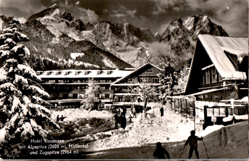 hotel riessersee mit alpspitze