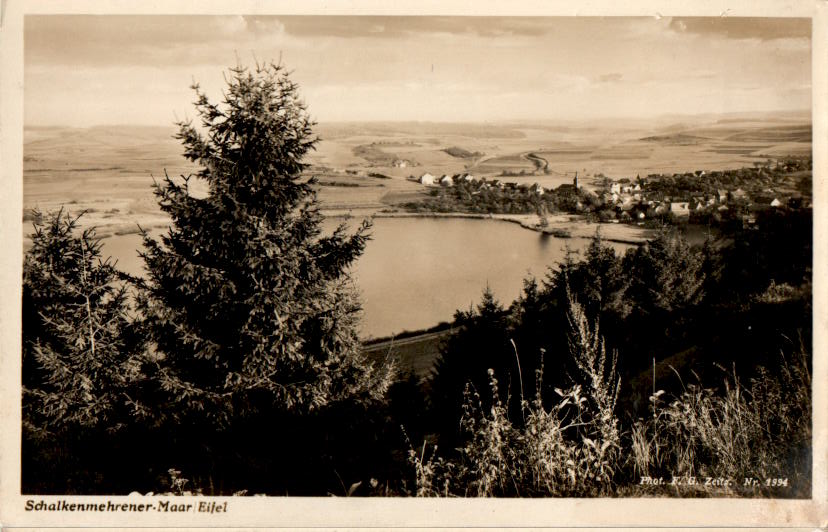 schalkenmehrener maar, eifel