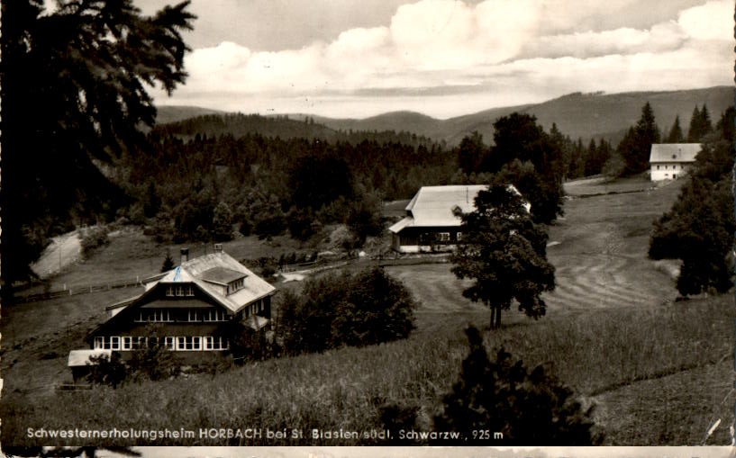 erholungsheim horbach bei st. blasien