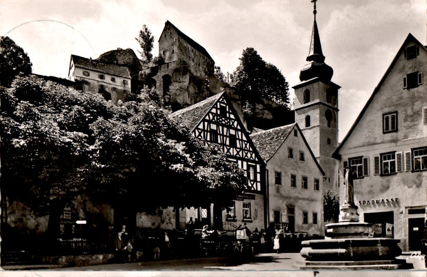 pottenstein, marktplatz