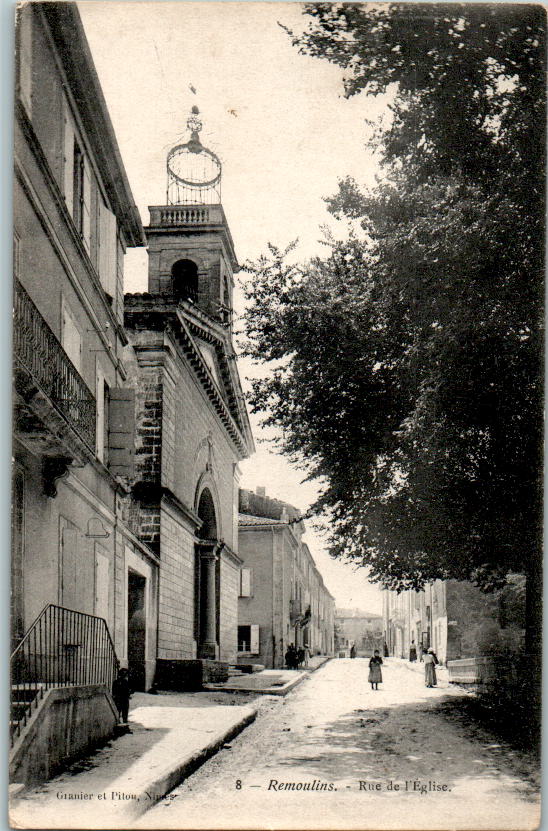 remoulins, rue de l'eglise