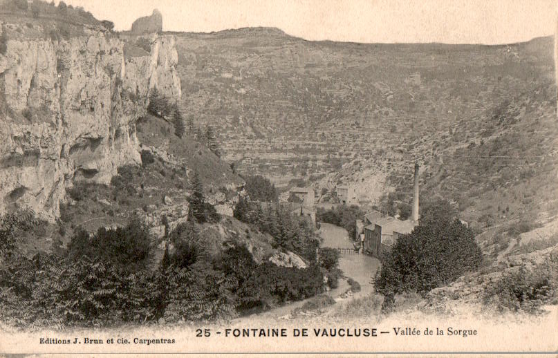 vaucluse, vallee de la sorgue