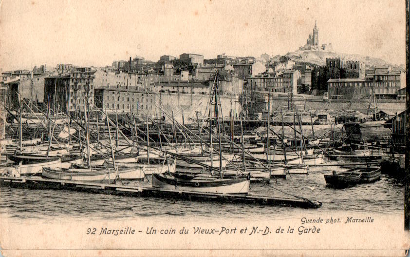 marseille, un coin du vieux port