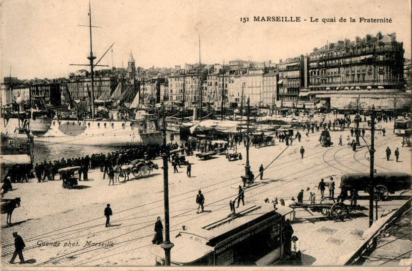 marseille, le quai de la fraternite