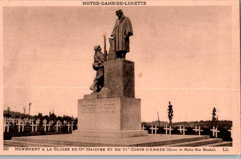 notre dame de lorette, monument a la gloire