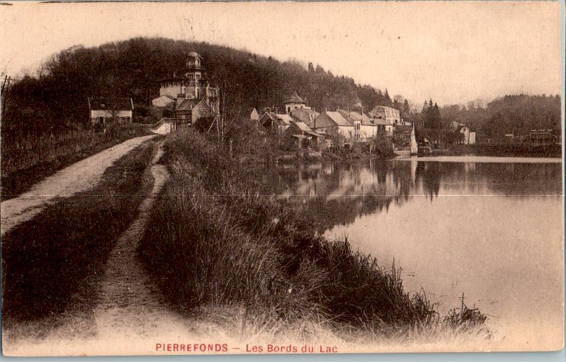 pierrefonds, les bord du lac