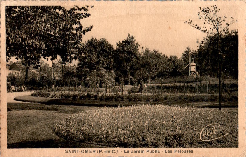 saint omer, le jardin public