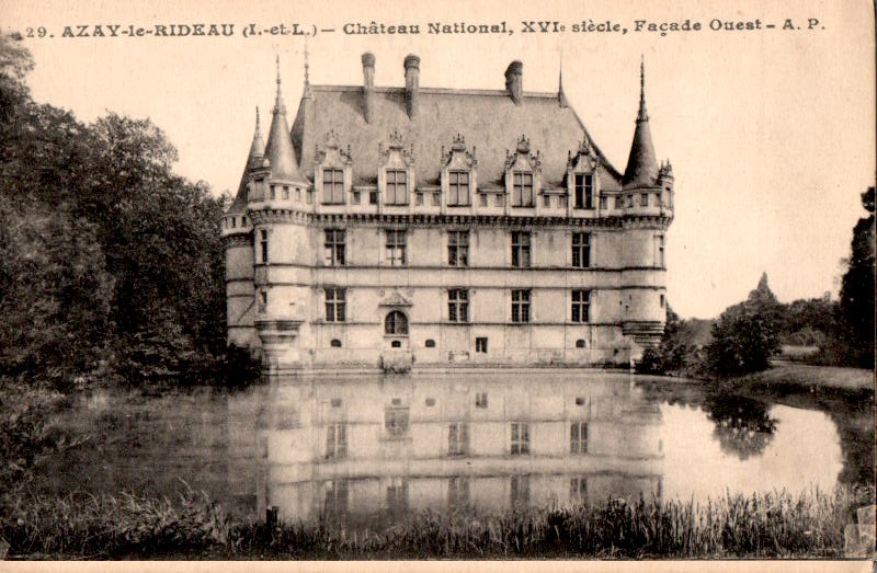 azay-le-rideau, chateau national