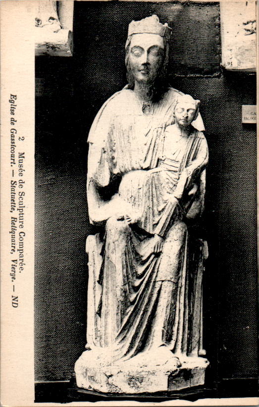 eglise de gassicourt, statuette vierge