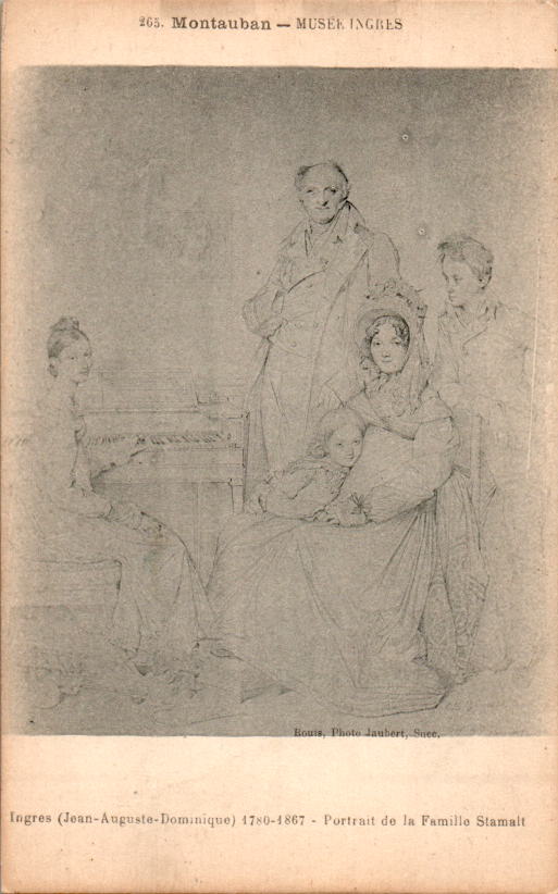 ingres, portrait de la famille stamati