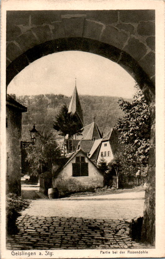 geislingen a. steige, partie bei der rosendohle