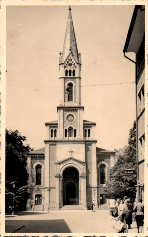 kirche, stemp. konstanz, 1938