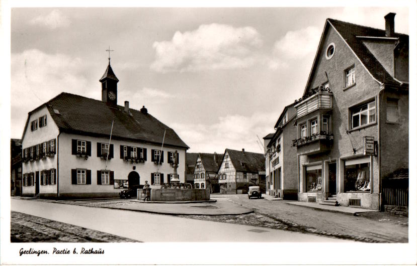 gerlingen, partie beim rathaus