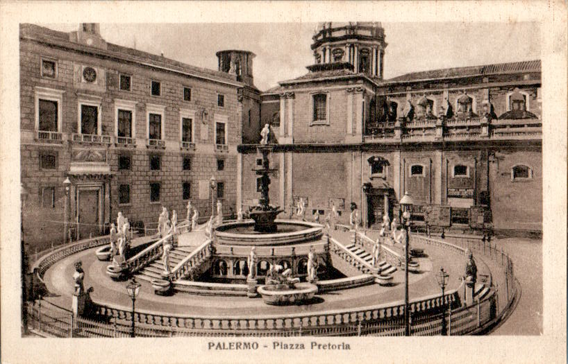 palermo, piazza pretoria