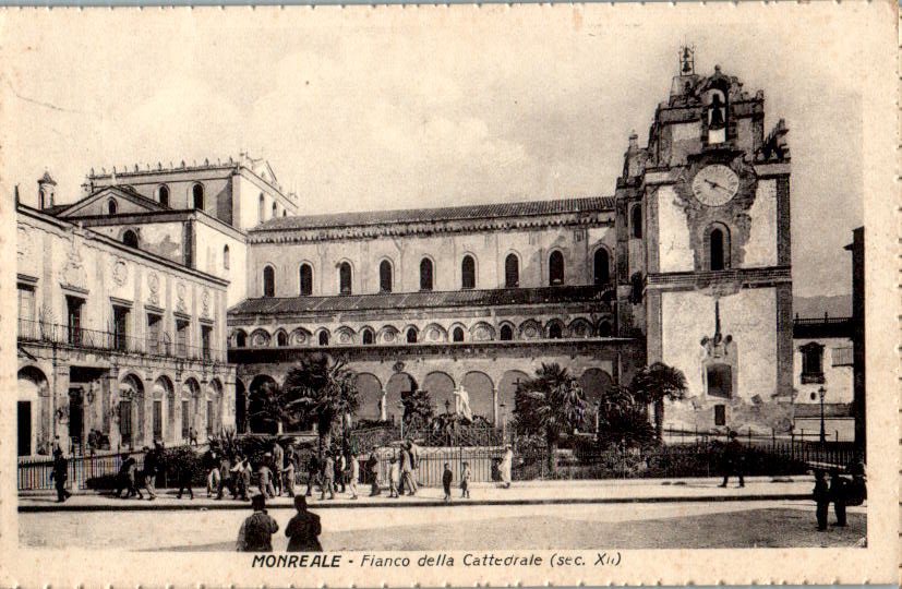 monreale, fianco della cattedrale