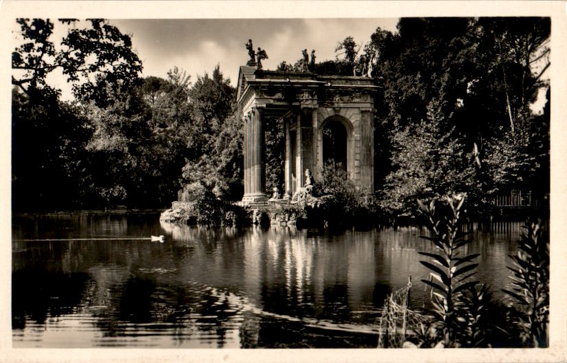 roma, villa borghese - laghetto