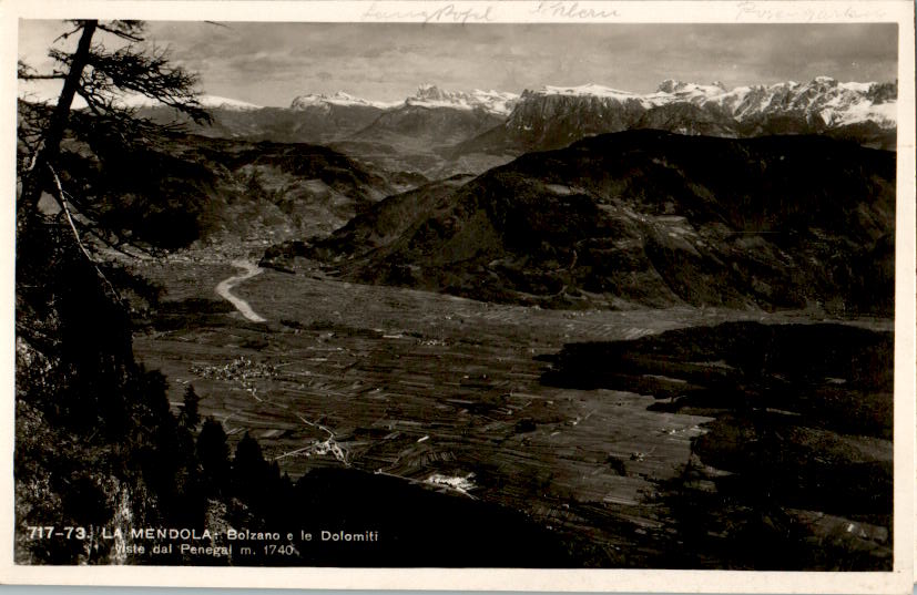 la mendola, bolzano e le dolomiti