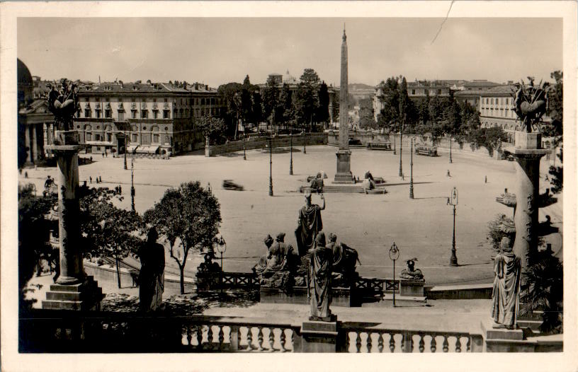 roma, piazza del popolo