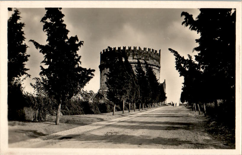 roma, tomba di cecilia metella